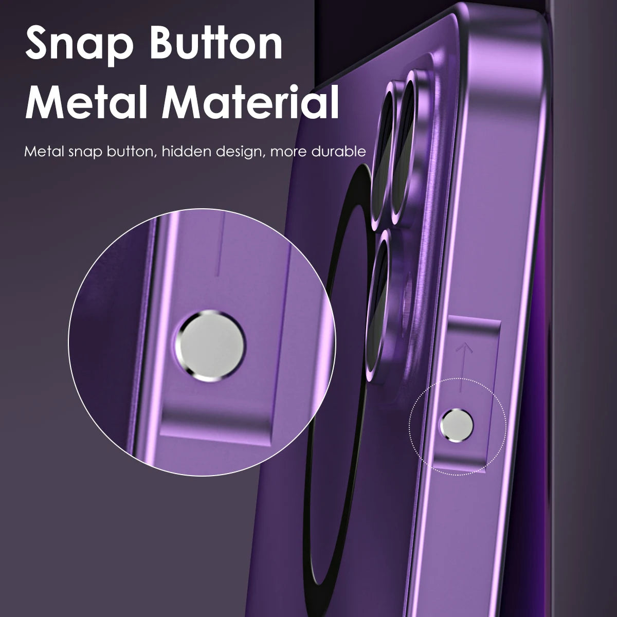 Magnetische Aluminium Hoes voor iPhone|Nu speciale aanbieding|| 60% op het 2e artikel